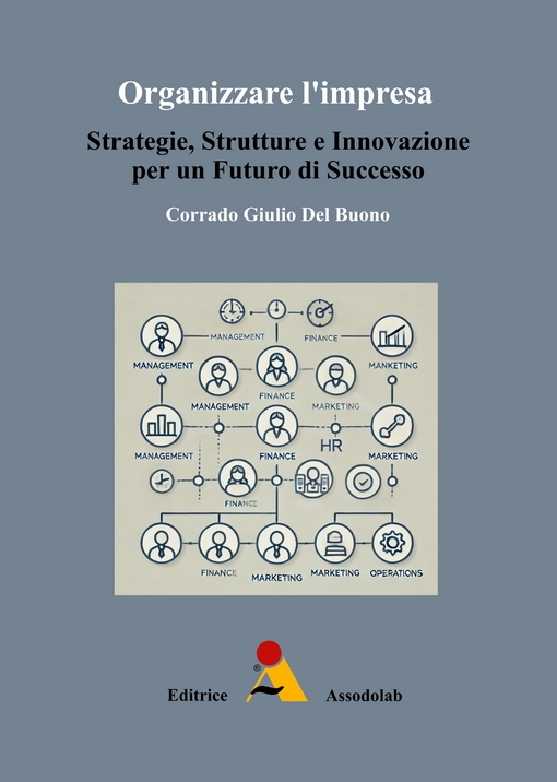 Copertina Organizzare l’impresa: Strategie, Strutture e Innovazione per il futuro di successo